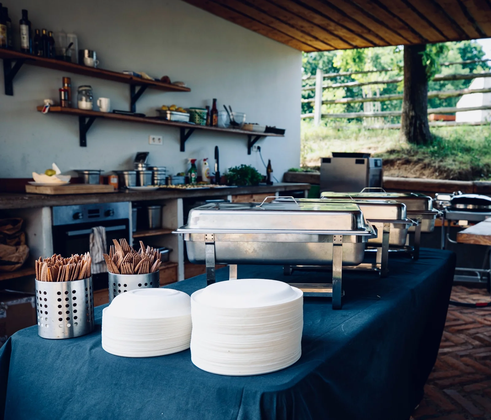 Zázemí a setup cateringu